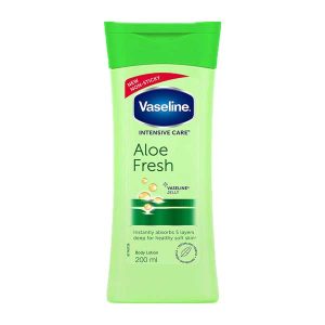 Vaseline aloe fresh body lotion,obak