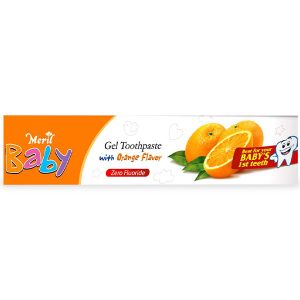 Meril Baby Gel Orange Toothpaste 45 gm,obak,online,bazar,shop,price in bd