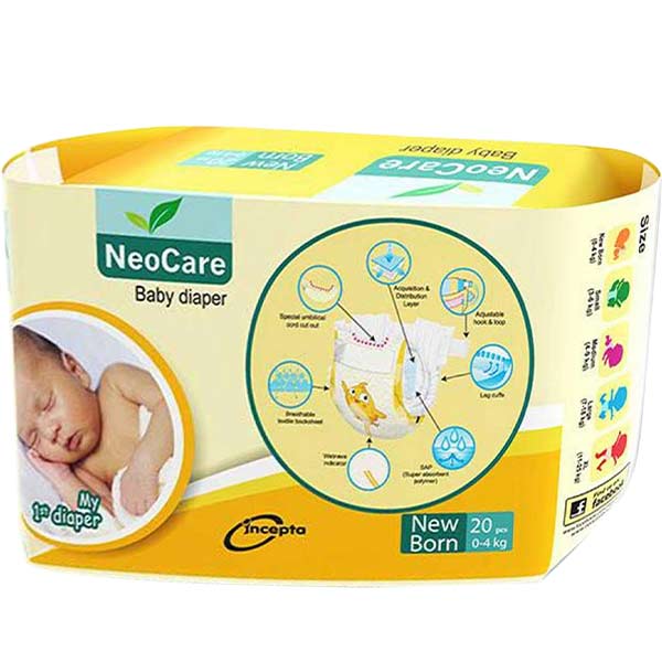 NeoCare Baby Diaper-New Born,obak