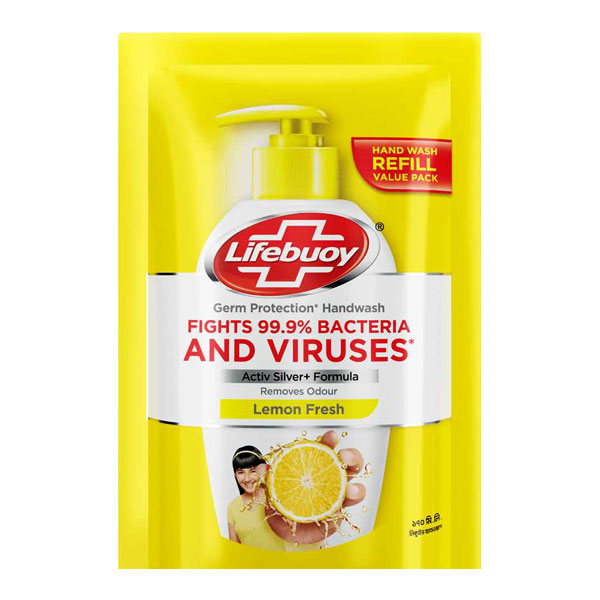 Lifebuoy Handwash Lemon Fresh Refill 170ml.obak online shopping in bangladesh