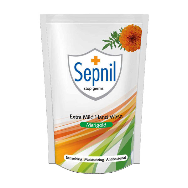 Sepnil Extra Mild Hand Wash Marigold Refill 180 ml.obak online shopping in bangladesh